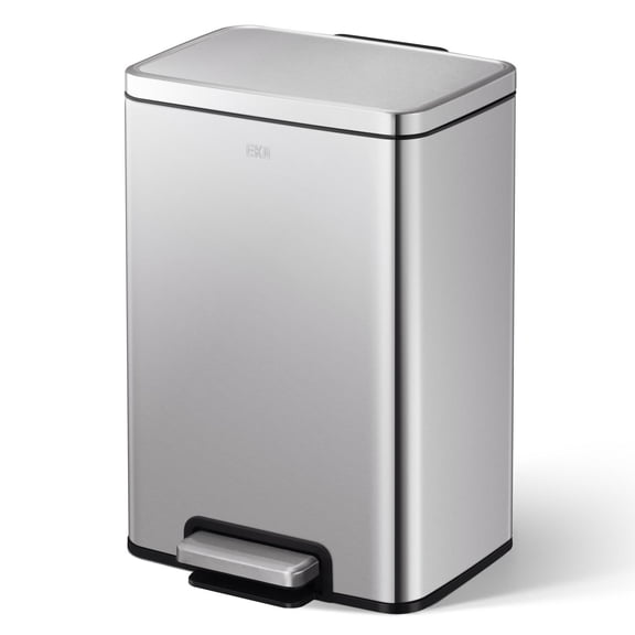 Bote de basura EKO Madison Acero Inoxidable 20 L Con tapa y pedal EK9361MMT-20L