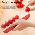 thumbnail image 4 of Grape Cutter Multifunction , Innovative Safe Efficient Strawberry Accessories Small Tomato For Fruit Cherries Strawberries Red, 4 of 8