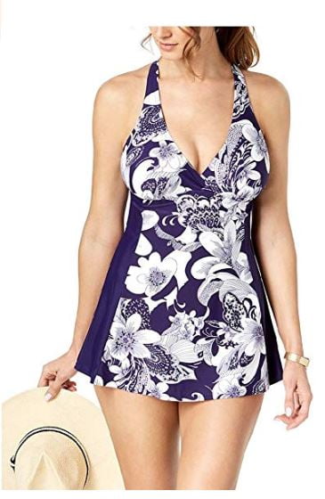 shore shapes tummy control swim dress