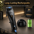 thumbnail image 5 of Magnetic Hair Clippers for Men - 9000RPM Barber Trimmer with Upgrated Levitation Motor, Cordless Beard Shaver for Hair Cutting & Grooming, 5 of 6