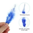 thumbnail image 3 of Uxcell 2.8''-5.5'' Saddle Hackle Rooster Feather Bulk Natural Feathers Fluffy Craft Feathers 100 Pcs Dark Blue, 3 of 6