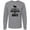 Athletic Heather, variant on Inktastic Easily Distracted by Goats Long Sleeve T-Shirt