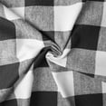 thumbnail image 5 of Lumberjack Check White/Black Pinch Pleat Drapery Panel - Pair 40"x96", 5 of 5