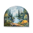 thumbnail image 2 of Haosy Napkin Holder for Table Acrylic Kitchen Paper Tissue Dispenser, Camping in Forest, 2 of 9