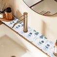 thumbnail image 2 of Yayeee Faucet Mat for Kitchen Sink 30" Diatomite Long Splash Guard Pad, White Snowman, 2 of 7