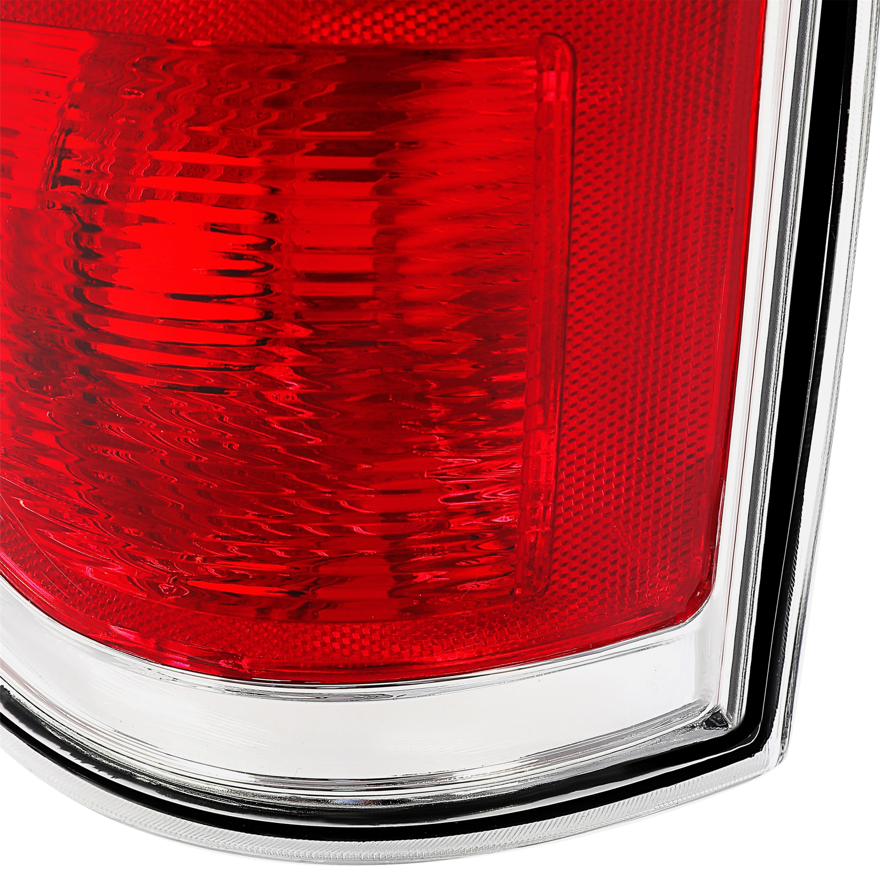 KOJEM Tail Light Brake Lamp Left Driver Side Compatible with 2009-2014 Ford F150 Replacement for FO2818143 BL3Z13405B Chrome Housing Red Lens