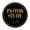 Black Gold, variant on Signs ByLITA Circle Pastor Study Sign (Brushed Gold) - Small