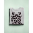 thumbnail image 3 of Be Naughty Krampus Dark Christmas Men's Sweatshirt, 3 of 4