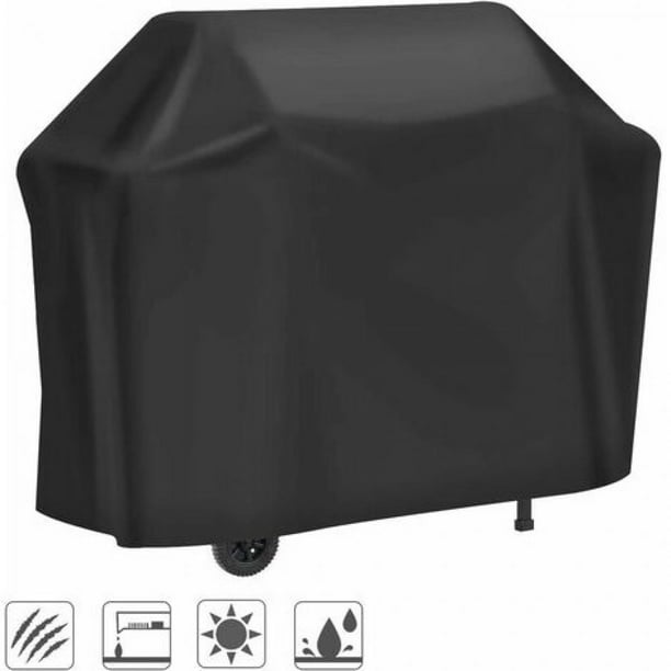 Funda para parrilla, incluye bolsa de almacenamiento y bandas laterales para mayor estabilidad, protección para todo tipo de clima para parrillas de hasta 58 pulgadas, impermeable y anti-UV,