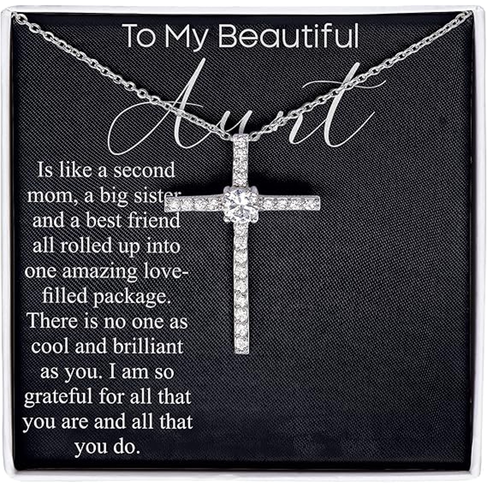 Personalized gift for Aunt from Niecee Mothers Day Aunt Necklace Aunty Gift for Mothers Day Gift From Niecee Gift for her Aunt Jewelry Gift