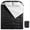 Black, variant on SHOUFTW Double Sleeping Bag for Adults, Lightweight Waterproof, Machine Washable for Camping Hiking Backpacking, Black