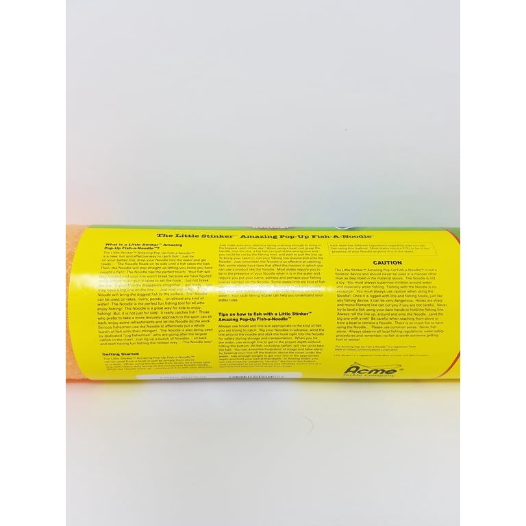 Pop-Up Foam Noodle Fishing Bobbers, Yellow, 3-Pack photo 3