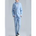 thumbnail image 4 of Ftwytp 3 Piece Boys Suits 12-18 Years Boys' Suits & Blazers Teens Suit for Boy Formal Outfit Prom Suits Set Kids Suit Jacket + Trousers + Waistcoat Boy Suit, 4 of 6