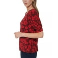 thumbnail image 5 of Tommy Hilfiger Womens Floral Print Pullover Top, 5 of 6