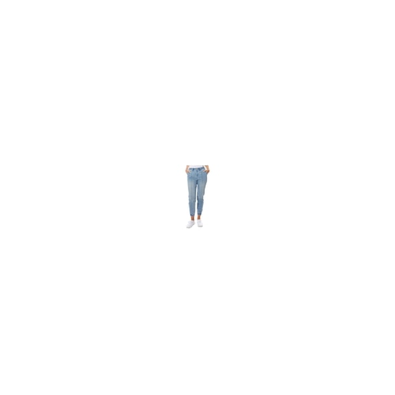 Dollhouse Juniors' Double Button Jean Joggers Light Wash L