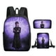 thumbnail image 3 of 2023 Nuevo Miércoles Addams Mochila De Escuela Primaria Bolsa De Mensajero Bolígrafo Conjunto De Tres Piezas DIY, 3 of 4