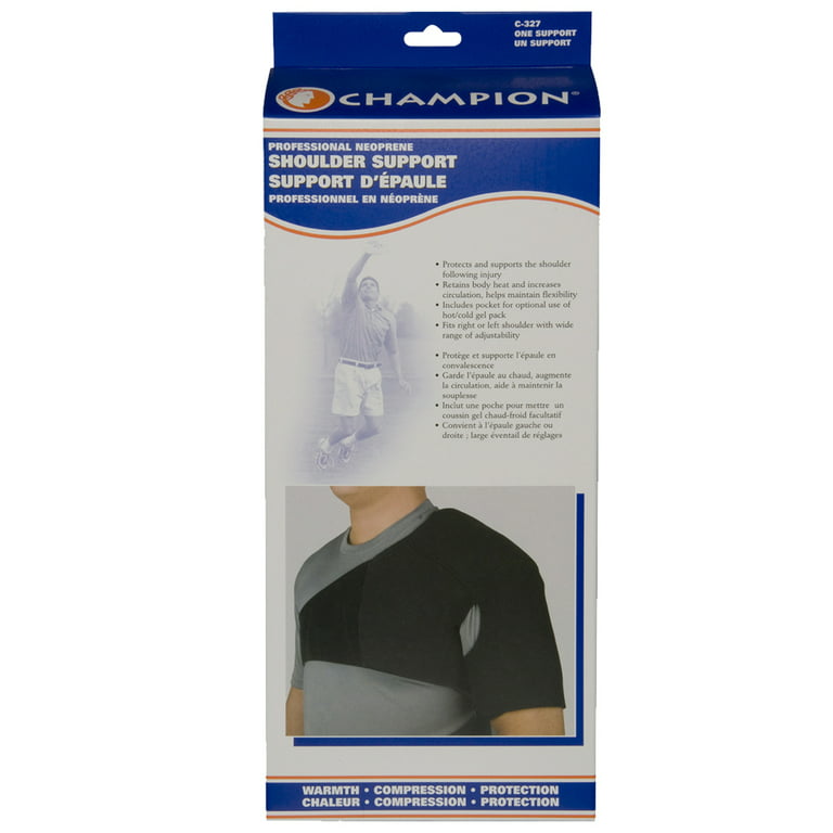 OTC Neoprene Shoulder Support, Black, Large 