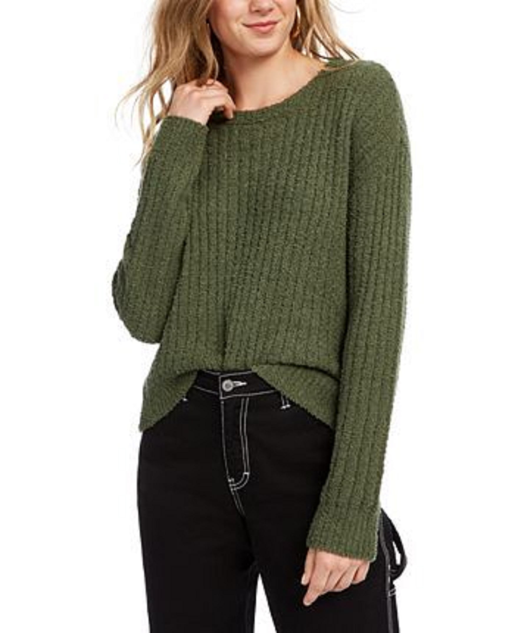 Crave Fame Juniors' Ribbed Cropped 