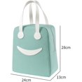 thumbnail image 2 of Kmbangi Insulated Tote Bag, Smiling Face Lunch Bag, 2 of 6