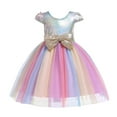 thumbnail image 1 of Princess Dress for Girls Kids Girls Sequin Princess Bridesmaid Pageant Gown Birthday Party Wedding Dress Girls Birthday Dress Wedding Dress for Girls Sequin Dress for Girls, 1 of 9