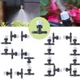 thumbnail image 1 of 50PCS Garden Irrigation System Automatic Drip Irrigation Kit Micro + Tee Hose Joint, Water Mist Nozzle Terrace Planted Garden Outdoor Mini Watering Dr, 1 of 5