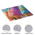 thumbnail image 4 of Honeii Rainbow Melting Ice Cream for Dish Drying Mat for Kitchen Counter, Non-slip Rubber Backed, Hide Stain Kitchen Super Absorbent Draining Mat, Dish Rack Pad, 4 of 8