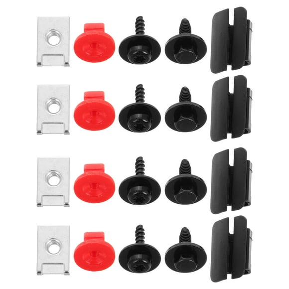 GOOHOCHY Kit de protección contra salpicaduras para motor de automóvil con cubierta protectora inferior. El kit de instalación incluye tornillos, pernos, clips y tuercas de retención para protección