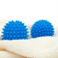 thumbnail image 2 of Home Basics Plastic Dryer Balls, 2 Pack, Blue, 2 of 4