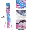 thumbnail image 2 of WIRESTER 60" Pink Cherry Blossoms Windsock Banner Outdoor Hanging Decor for Wall Tree Front Patio Lawn Garden, 2 of 5