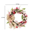 thumbnail image 4 of 18 Inches Valentines Day Wreath Pink Valentine Wreath for Front Door Colorful Valentine Door Wreaths Tulip Wreaths for Yard Wedding Indoor Porch Wall Outside, 4 of 7