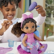 Baby Alive: Sudsy Styling 14-Inch Doll Black Hair, Brown Eyes Kids Toy for Boys and Girls