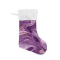 thumbnail image 5 of RMDQTR Christmas Stockings for Xmas Gifts - Large Size Festive Holiday Decor for Family Hints Of Pink Marble, 5 of 8