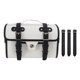 thumbnail image 2 of Bolsa trasera de PU para alforja lateral, bolsa de almacenamiento para equipaje, color negro para motocicleta, 2 of 15
