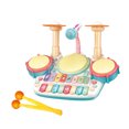 thumbnail image 2 of Juguete de batería multifunción para con micrófono Instrumentos musicales de entrenamiento Instrumentos musicales 5 en un Yotijar Juguetes musicales para niños, 2 of 8