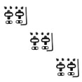 thumbnail image 4 of Tacos para Pedal de bicicleta de montaña sweethay 1 par placas de bloqueo antideslizantes, 4 of 6