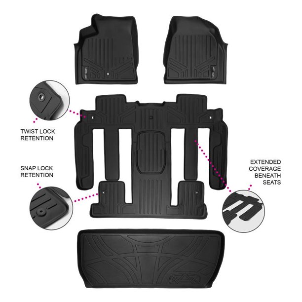 Maxliner 20092017 Chevrolet Traverse Buick Enclave Floor Mats New Full