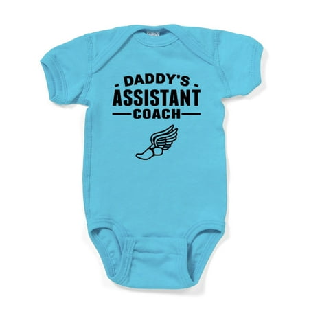 

CafePress - Daddys Assistant Track Coach Body Suit - Cute Infant Bodysuit Baby Romper