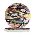 thumbnail image 1 of Posavasos de tierra de diatomeas absorbente Demon Slayer, el aislamiento antideslizante de tierra de diatomeas inodoro protege la superficie de la mesa contra daños Talla única, 1 of 7