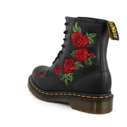 Dr. Martens 1460 Vonda Boots 8 Eye Floral Womens Shoes - Black