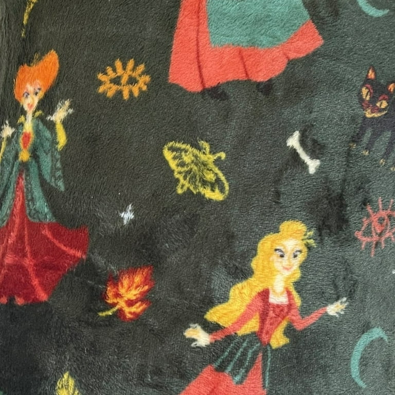 Big One Oversized Plush Emerald Green Hocus Pocus Throw Blanket 5
