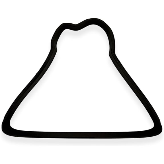 Volcano Cookie Cutter with Easy Push Design (4 inch)
