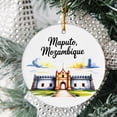 thumbnail image 2 of Maputo Mozambique Christmas Ornament, Collection of City Travel Souvenirs for Family and Friends, Christmas Tree Ornament City Travel, Trips of The Year, Christmas Ornament 2025, 2 of 5