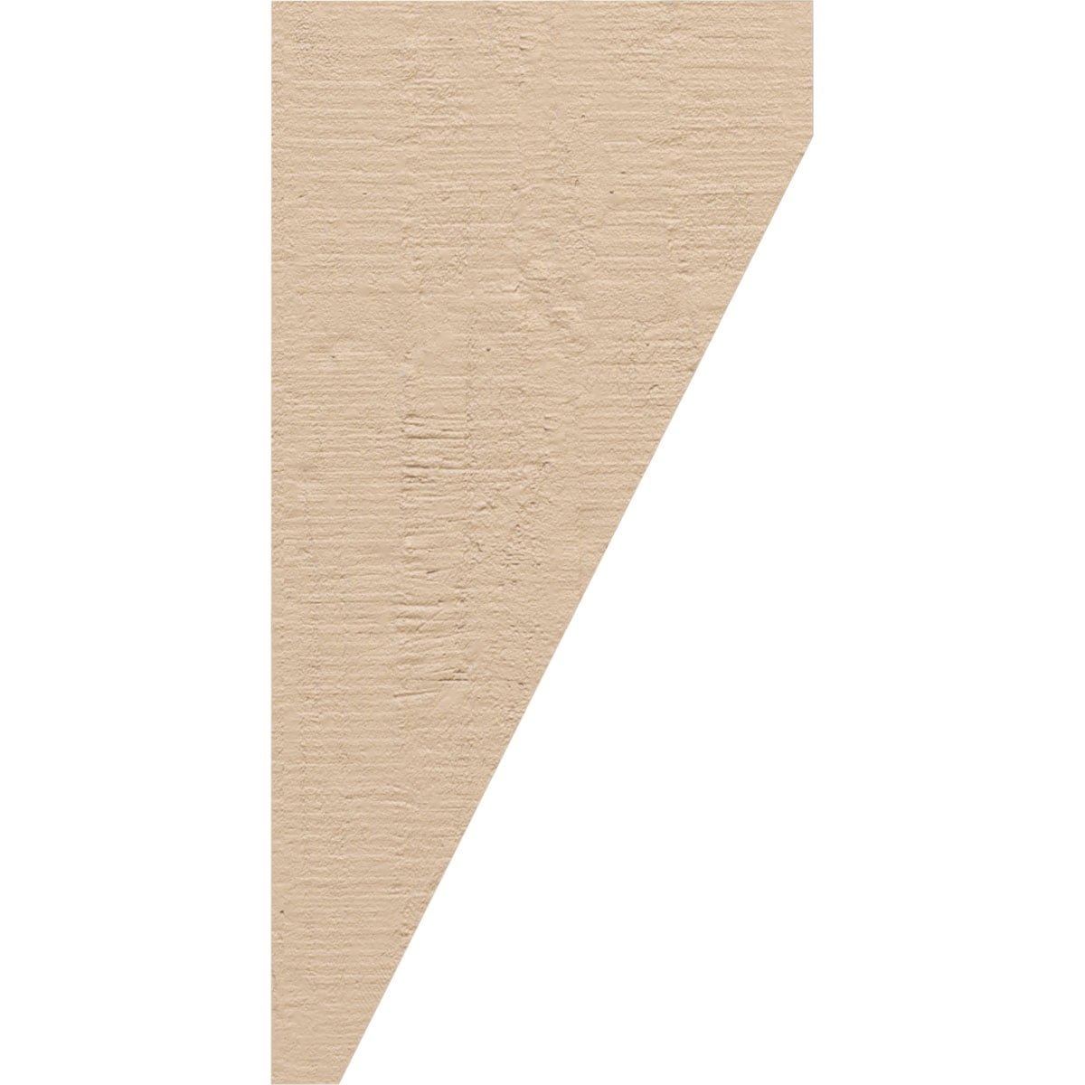 5"W x 5"D x 10"H Wide Concord Rough Cedar Woodgrain TimberThane Corbel, Primed Tan