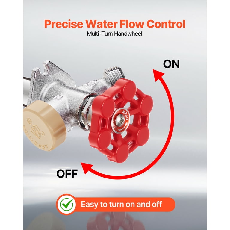 KFFKFF Frost-Proof Outdoor Faucet With Anti-Siphon, 12 In photo 2