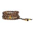 thumbnail image 4 of Mandala Crafts 108 Mala Prayer Beads Necklace, Bracelet from Natural Wood for Buddhists, Meditation, Yoga (Verawood), 4 of 6