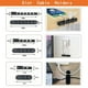 thumbnail image 1 of Kit organizador de gestión de cables de 140 piezas con funda de cable, 1 of 2