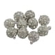 thumbnail image 1 of 10x Cristal transparente Disco Bola de fuego Bling DIY Colgantes Joyas Artesanía 10 mm Baoblaze Los colgantes de bolas, 1 of 4