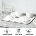 thumbnail image 7 of Yayeee Dish Drying Mat for Kitchen Counter 18"x24" Microfiber Absorbent Pad, Light Gray Cat Pattern, 7 of 7