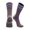 Plum/Lavender, variant on TCK Merino Wool Crew Socks - Plum Lavender Purple Stripe