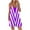 Purple, variant on IROINNID Jumpsuits for Women Summer Casual Shorts Printed Overalls Ruffled Rompers Sleeveless Jumpers
